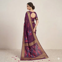 Neelambari Violet Lenin Saree