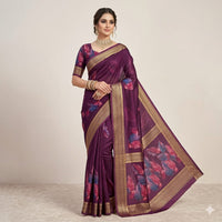 Neelambari Violet Lenin Saree