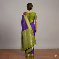 Neelambari Jacquard Border Saree