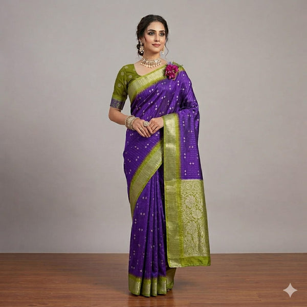 Neelambari Jacquard Border Saree