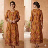 Rangraz Mosaica Flare Dress Set