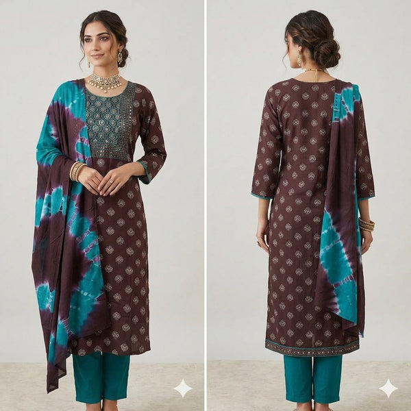 Neelraj Msadhubani kurta set
