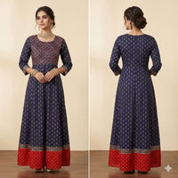 Neela Saanvi Cotton Long Frock