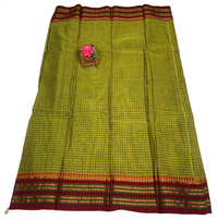 Ruthratcham Checked Saree