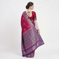 Bhagalpur Leaf Fancy Saree