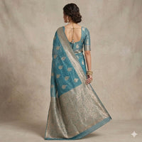 Gulabi Chandra Rekha Saree