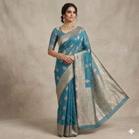 Gulabi Chandra Rekha Saree