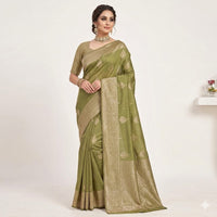 Gulabi Chandra Rekha Saree