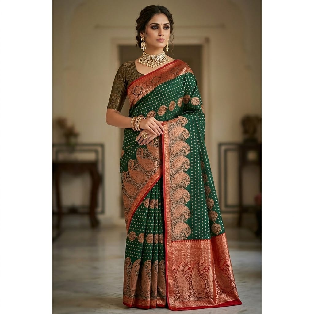 Mavue Heirloom Buta Saree