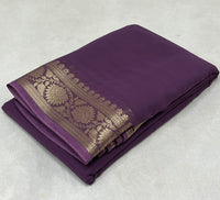 Ruby Zari Floral Saree
