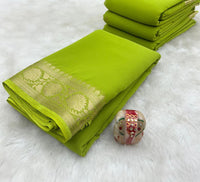Ruby Zari Floral Saree