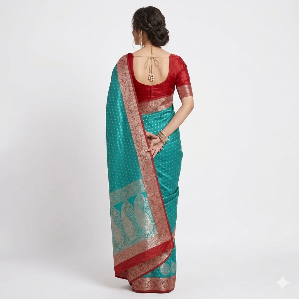 Mavue Heirloom Buta Saree