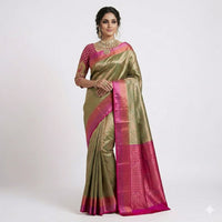 Rajika Blush Weave Saree