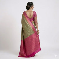 Rajika Blush Weave Saree