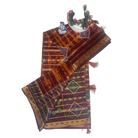Ruby Paisley Flourish Cotton Saree