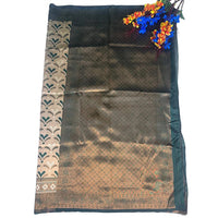 Earthy Aura Lenin Blend Saree