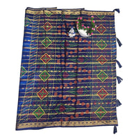 Maroon Majestic Cotton Saree