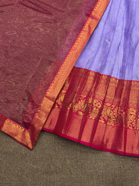 South-style Kanjivaram silk lehenga