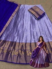 South-style Kanjivaram silk lehenga
