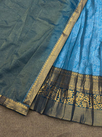 South-style Kanjivaram silk lehenga
