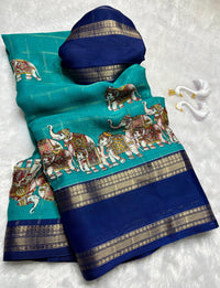 ROyal procession saree