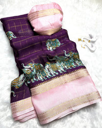 ROyal procession saree