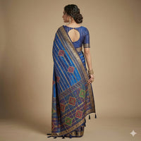 Maroon Majestic Cotton Saree
