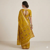 Rose Radiance Pure Cotton Saree