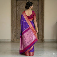 Blue Varnika Zari Grace Saree.