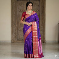 Blue Varnika Zari Grace Saree.