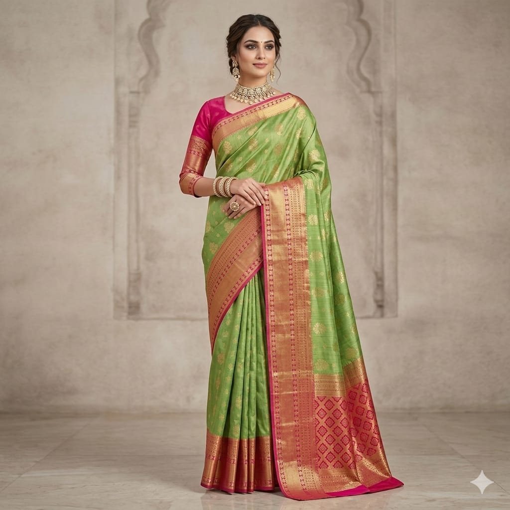 Harini Gulmohra Saree