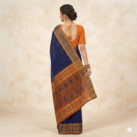 Neelamaya Rekha Sambalpuri Saree