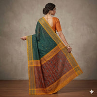 Neelamaya Rekha Sambalpuri Saree