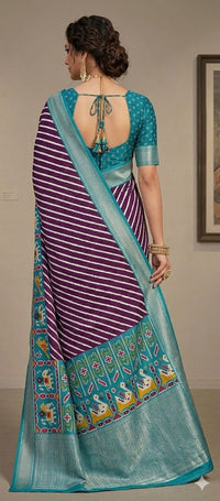 Indigo Muse Saree.