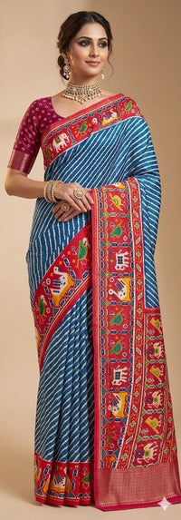 Indigo Muse Saree.