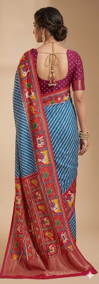 Indigo Muse Saree.