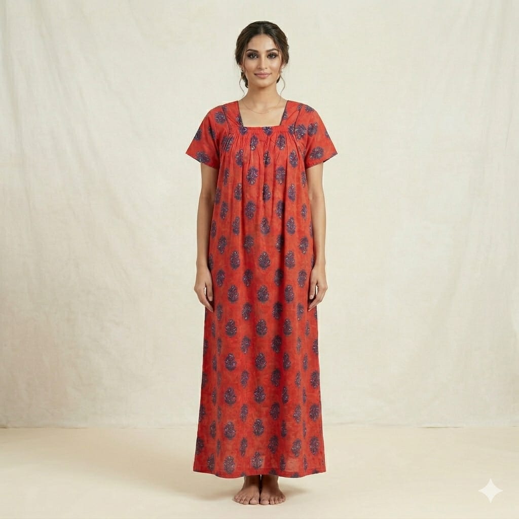 Crimson Leaf Long Dreamwear