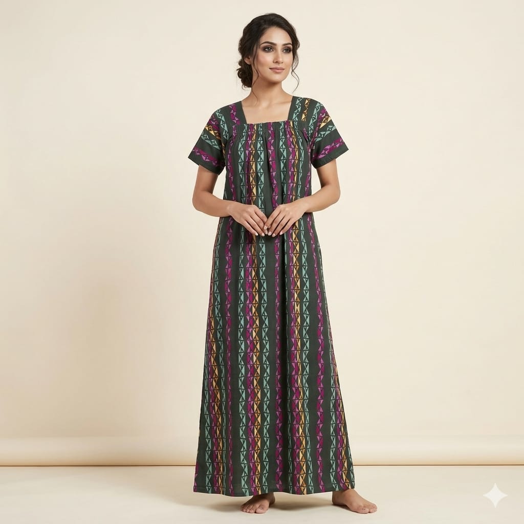 Kafan-Style Long Nighty