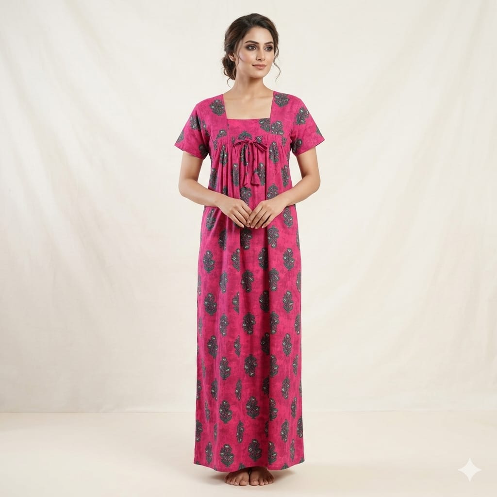 Ruby Bloom Comfort Long Nighty
