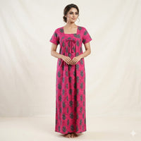 Ruby Bloom Comfort Long Nighty