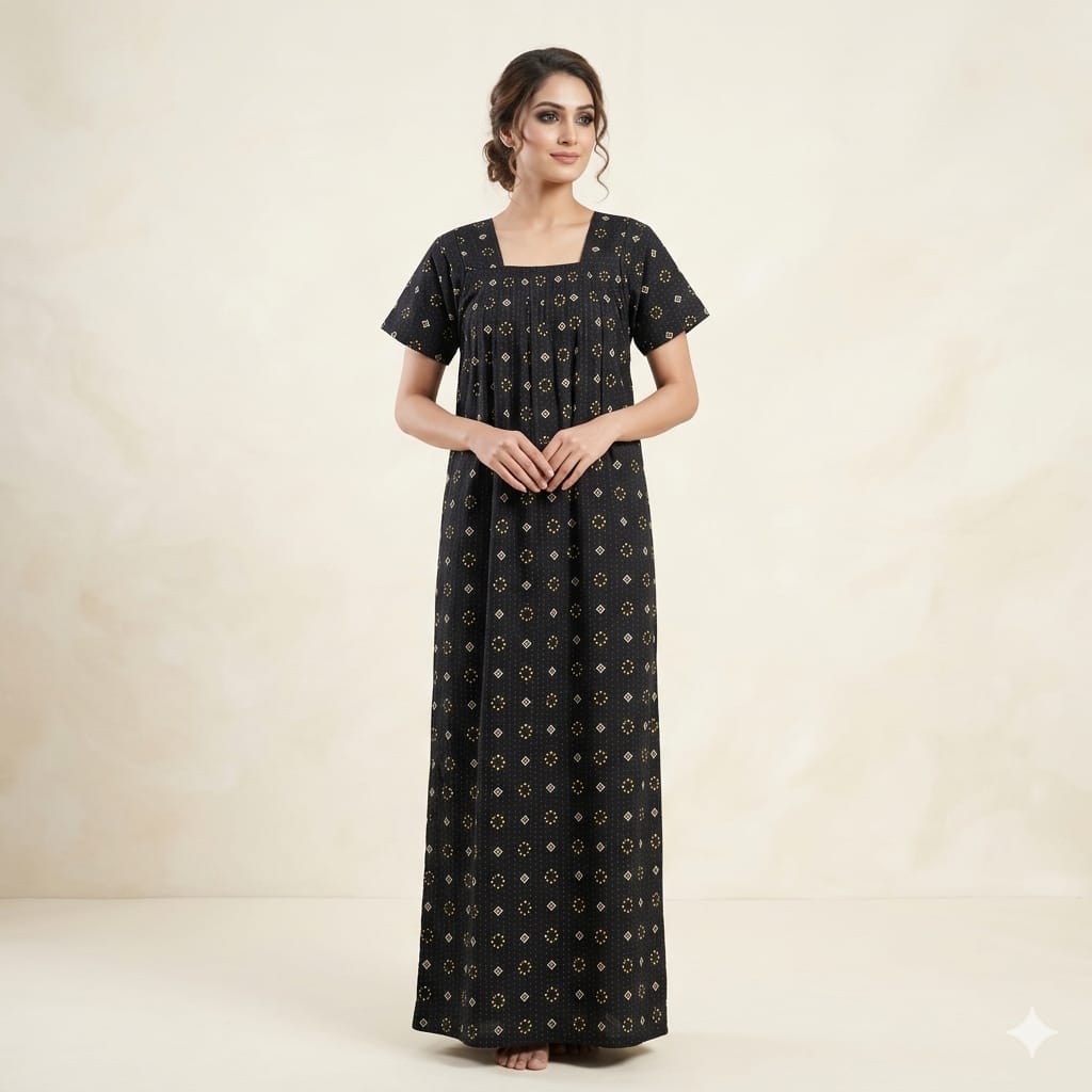 Midnight Motif Comfort Long Nighty