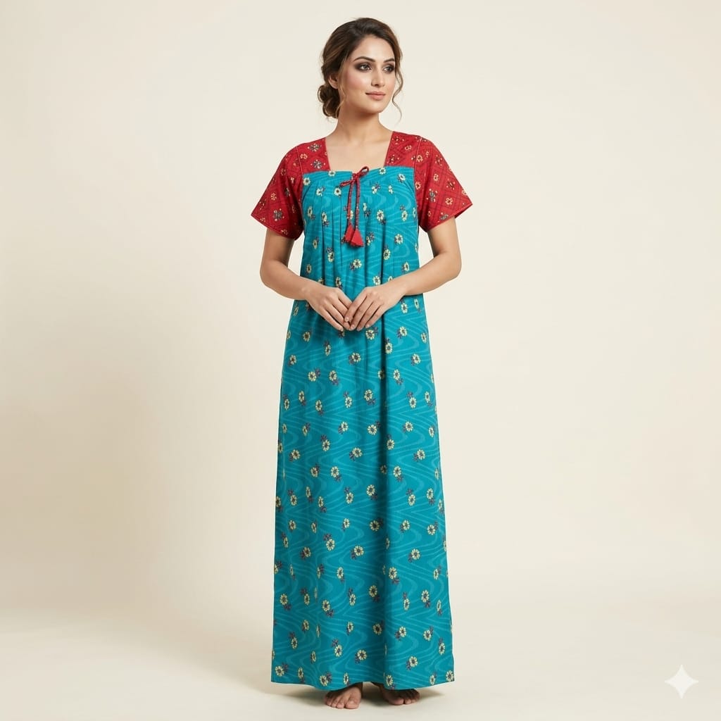 Home Wear Long Nighty