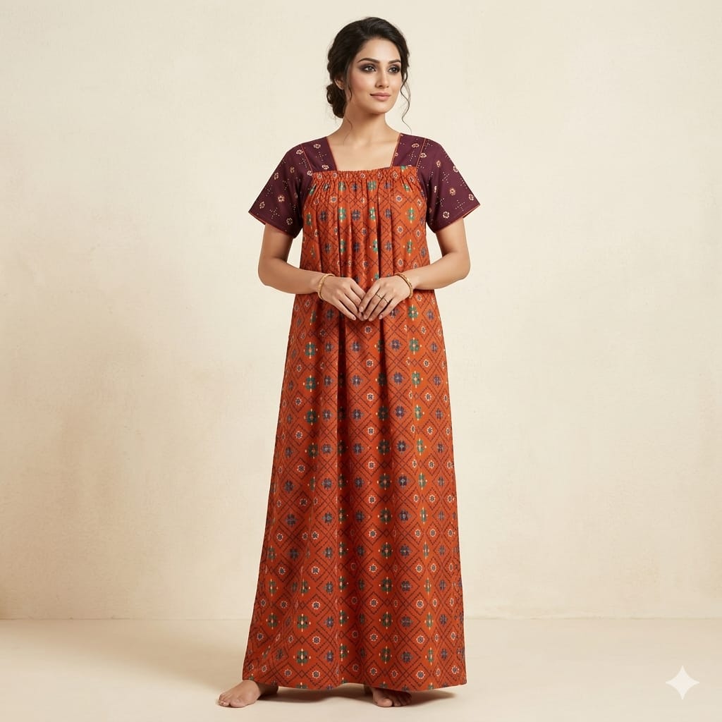 Amber Ethnic Grace Long Nighty