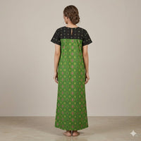 Emerald Bloom Comfort Long Nighty