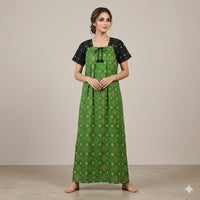 Emerald Bloom Comfort Long Nighty