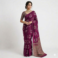 Navy blue fancy saree