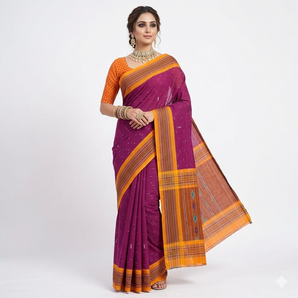 Odisha Aura weave Saree