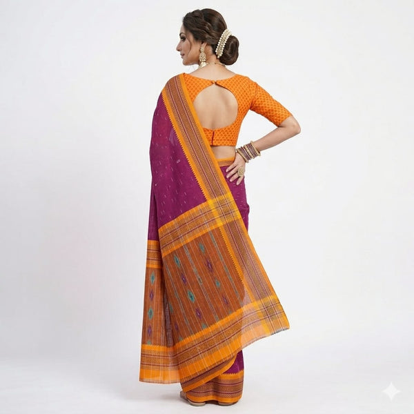 Odisha Aura weave Saree