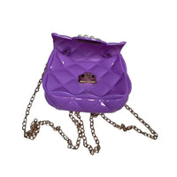 Kids Mini Quilted Pearl Handle Sling Bag