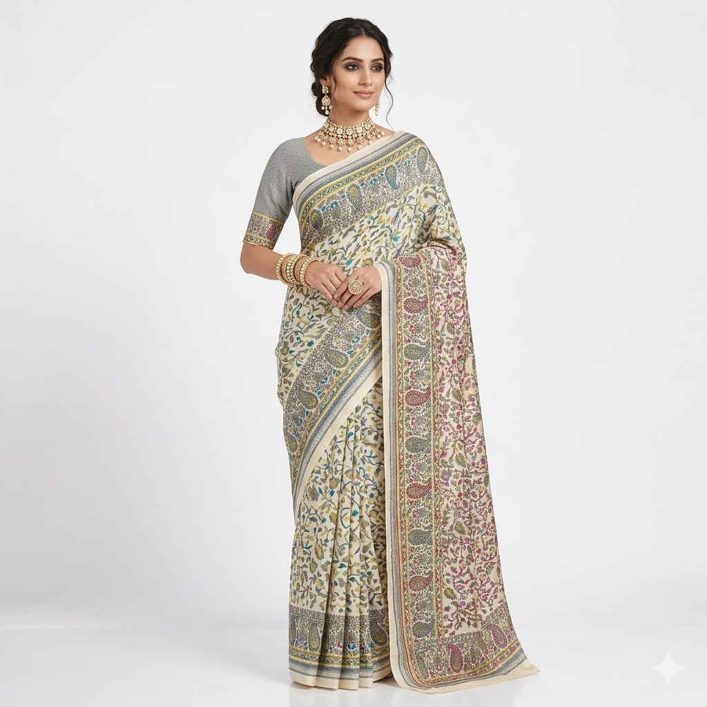 Floral Fantasy Drape Saree